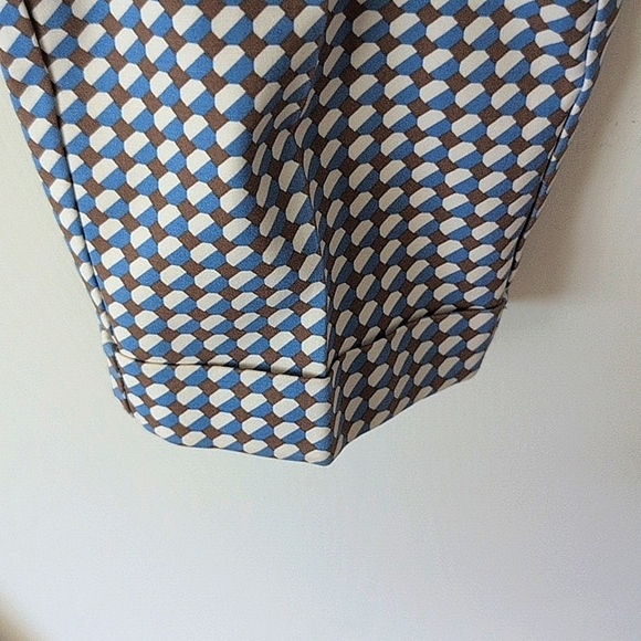 Boden Womens 4 Dress Pants Trousers Blue Brown Casual Contemporary Office Preppy - Picture 2 of 8